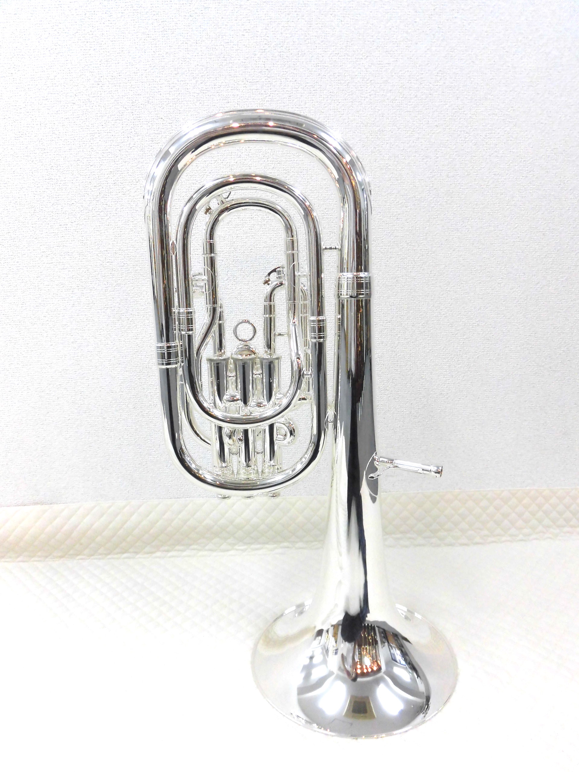 バリトンホルン銀メッキ 管楽器修理センター 銀メッキ仕上げ ¥132,000-
